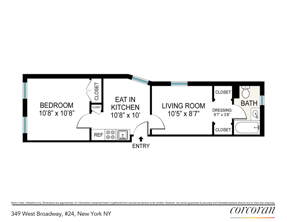 Unit for sale at 349 W BROADWAY, Manhattan, NY 10013