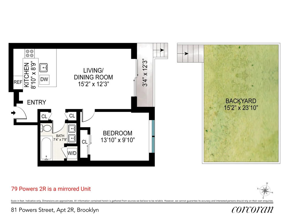 Unit for sale at 79 Powers Street, Brooklyn, NY 11211
