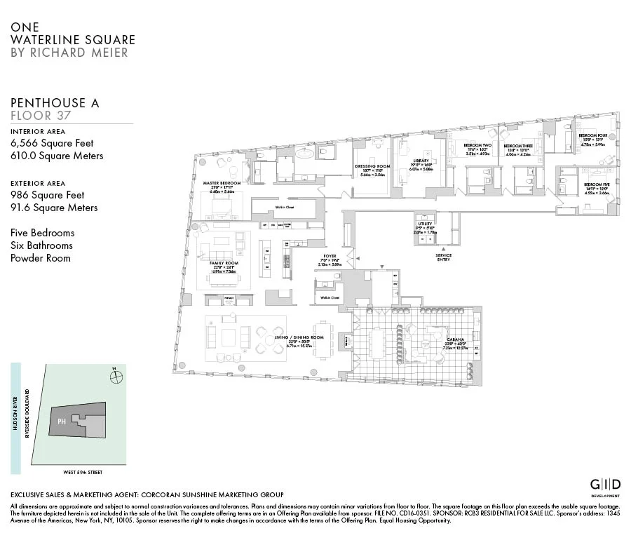 Unit for sale at 10 RIVERSIDE Boulevard, Manhattan, NY 10069