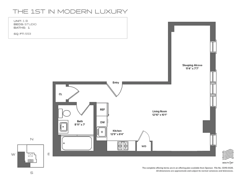 Unit for sale at 190 S 1st Street, Brooklyn, NY 11211