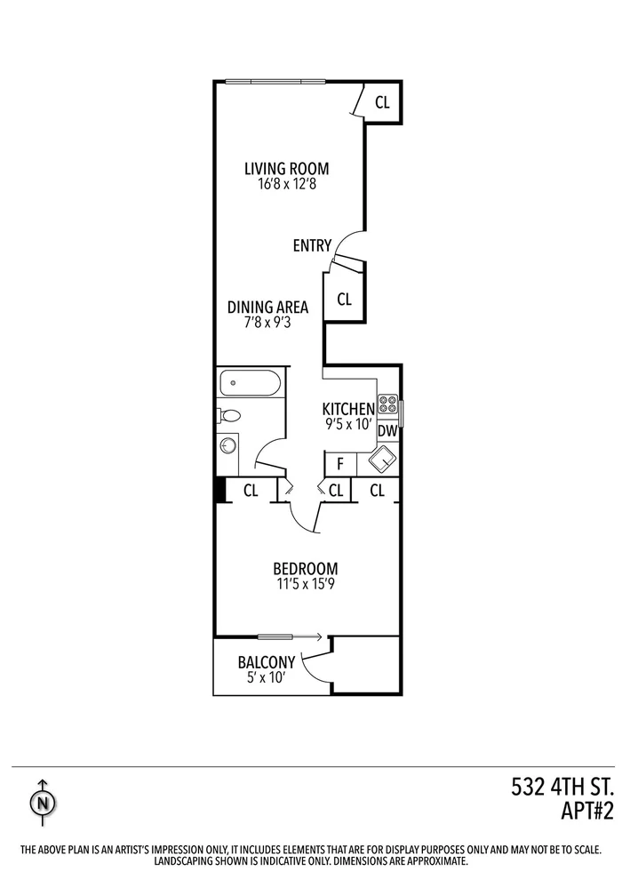 Unit for sale at 532 4th Street, Brooklyn, NY 11215