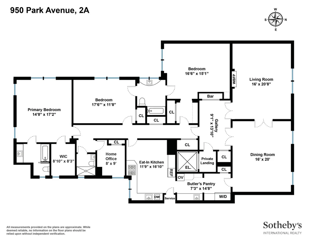 Unit for sale at 950 Park Avenue, Manhattan, NY 10028