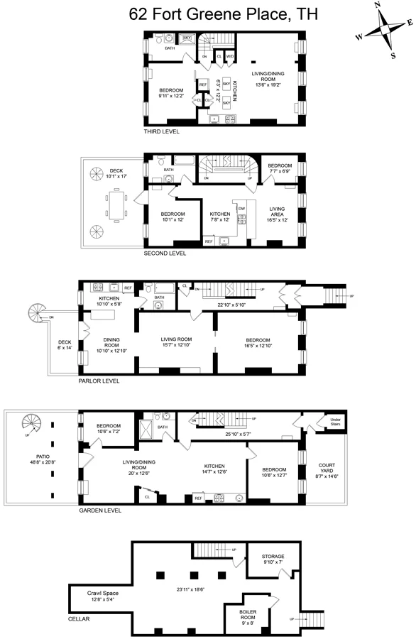Unit for sale at 62 Fort Greene Place, Brooklyn, NY 11217