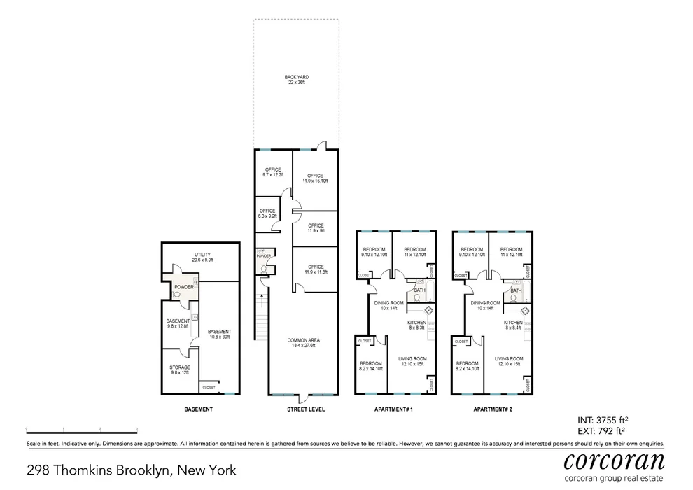Unit for sale at 298 Tompkins Avenue, Brooklyn, NY 11216