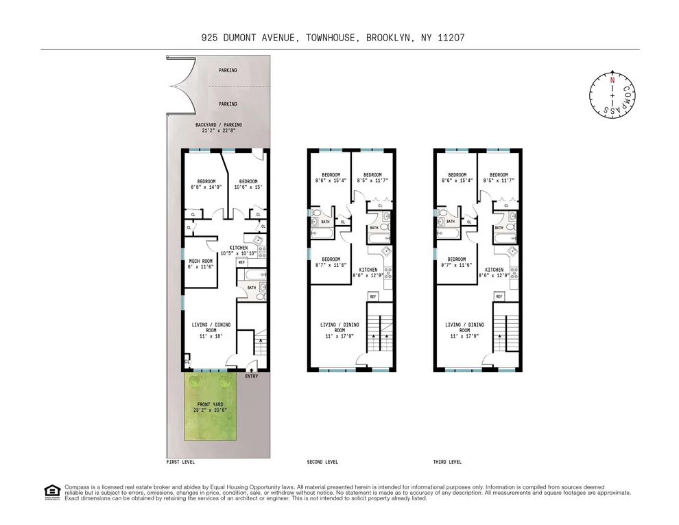 Unit for sale at 925 Dumont Avenue, Brooklyn, NY 11207