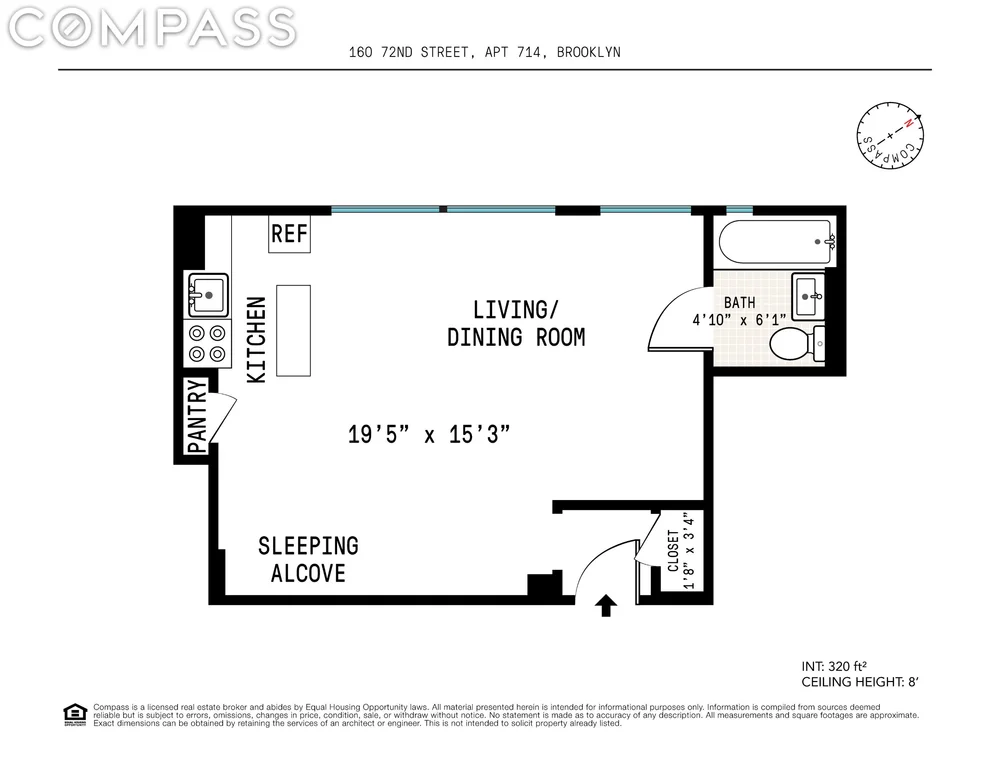 Unit for sale at 160 72nd Street, Brooklyn, NY 11209