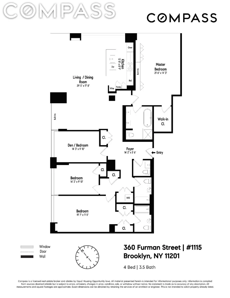 Unit for sale at 360 Furman Street, Brooklyn, NY 11201