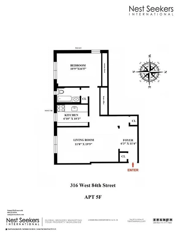 Unit for sale at 316 W 84th Street, Manhattan, NY 10024