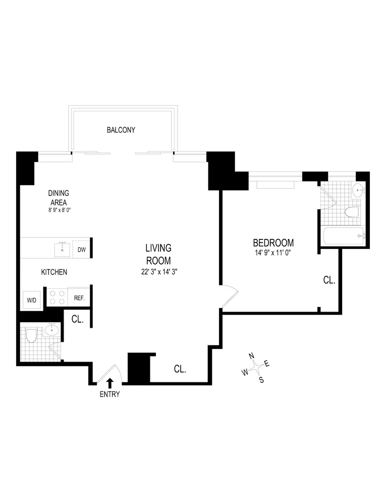 Unit for sale at 161 W 61ST Street, Manhattan, NY 10023