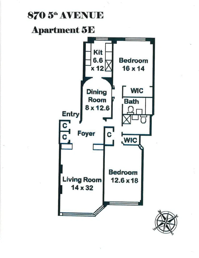 Unit for sale at 870 5TH Avenue, Manhattan, NY 10065