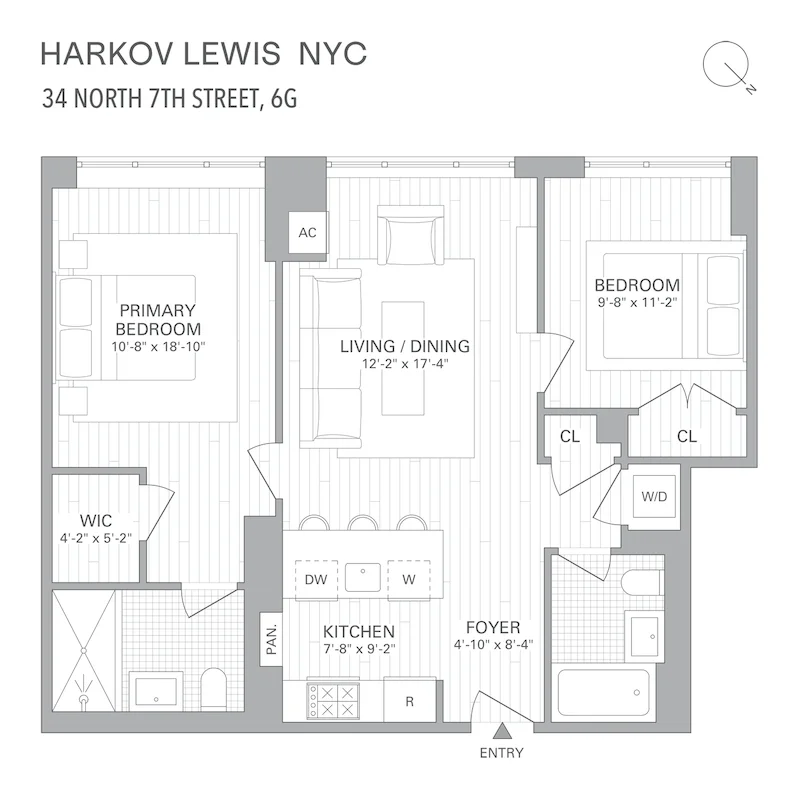 Unit for sale at 34 N 7TH Street, Brooklyn, NY 11249
