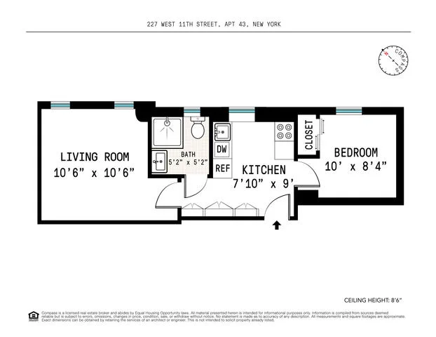 Unit for sale at 227 W 11th Street, Manhattan, NY 10014