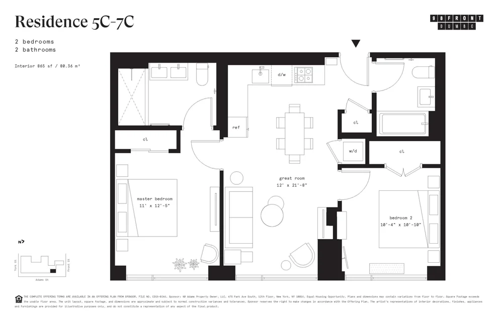 Unit for sale at 98 Front Street, Brooklyn, NY 11201