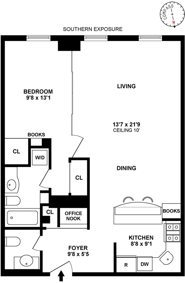 Unit for sale at 204 W Houston Street, Manhattan, NY 10014