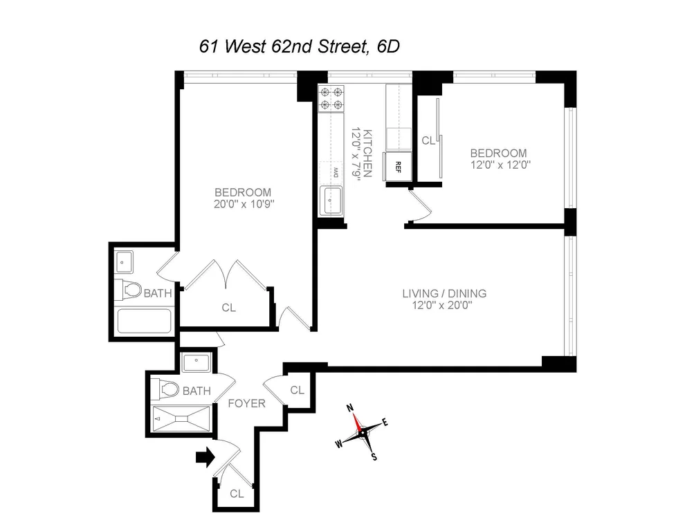 Unit for sale at 61 W 62nd Street, Manhattan, NY 10023
