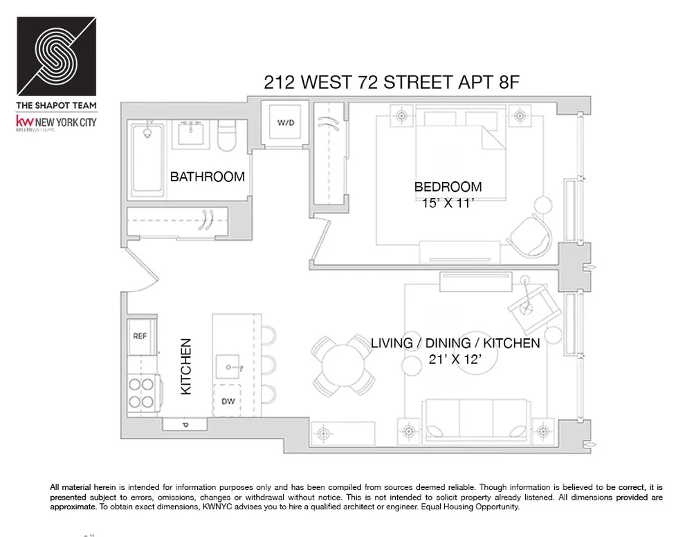 Unit for sale at 212 W 72nd Street, Manhattan, NY 10023