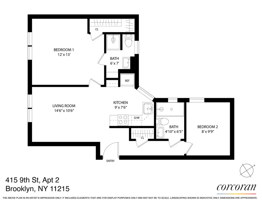 Unit for sale at 415 9TH Street, Brooklyn, NY 11215