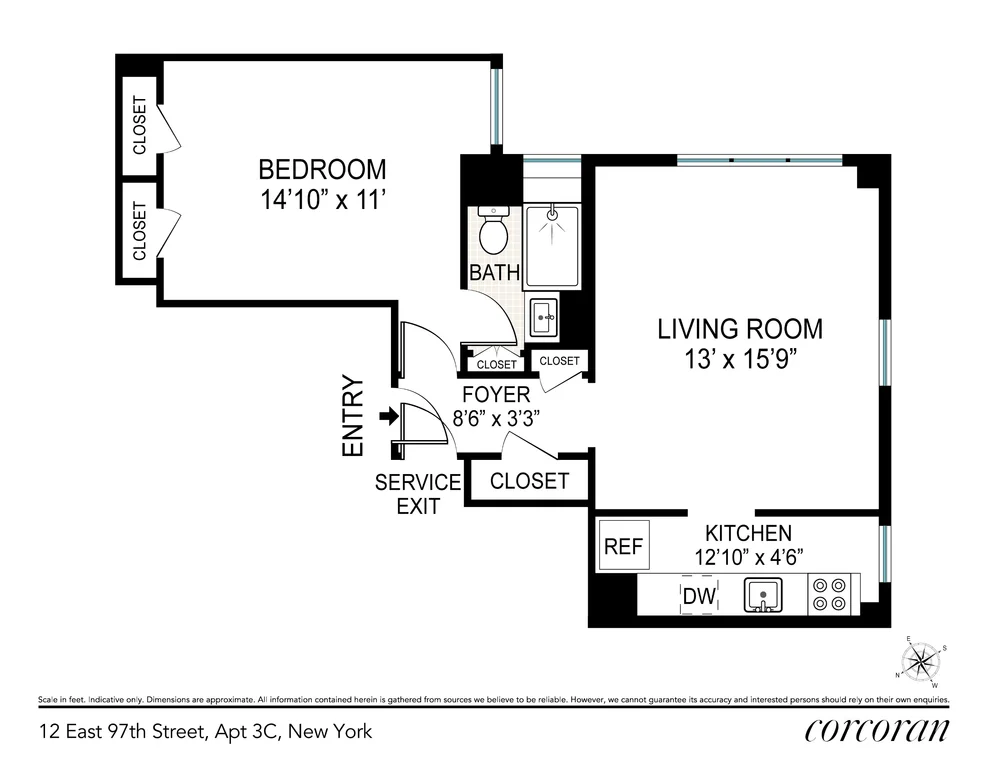 Unit for sale at 12 E 97TH Street, Manhattan, NY 10029