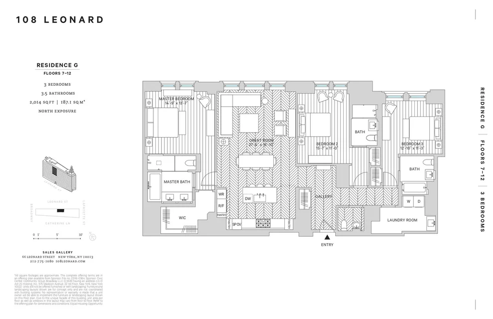 Unit for sale at 108 LEONARD Street, Manhattan, NY 10013