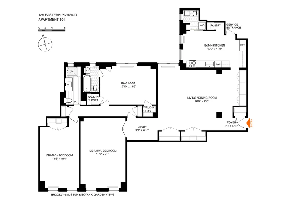 Unit for sale at 135 EASTERN Parkway, Brooklyn, NY 11238