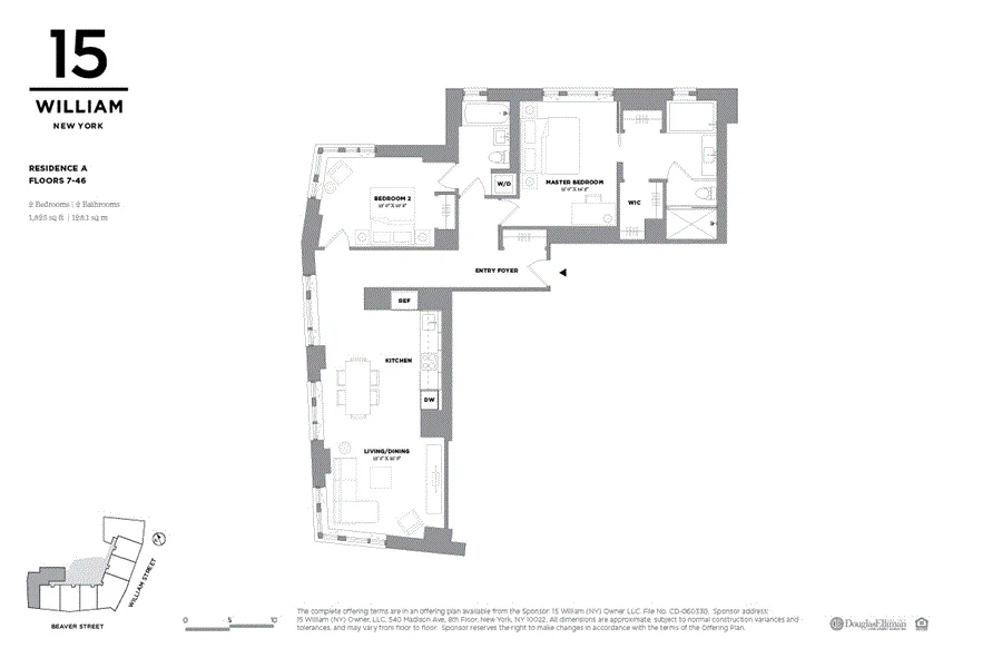 Unit for sale at 15 William Street, Manhattan, NY 10005