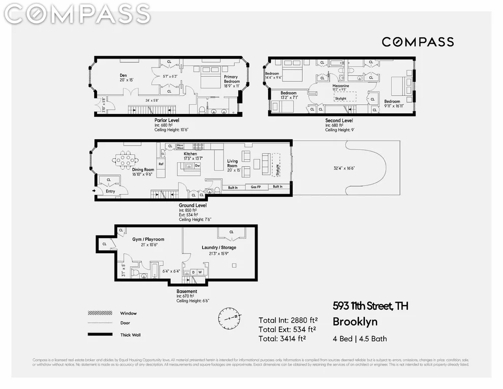 Unit for sale at 593 11th Street, Brooklyn, NY 11215
