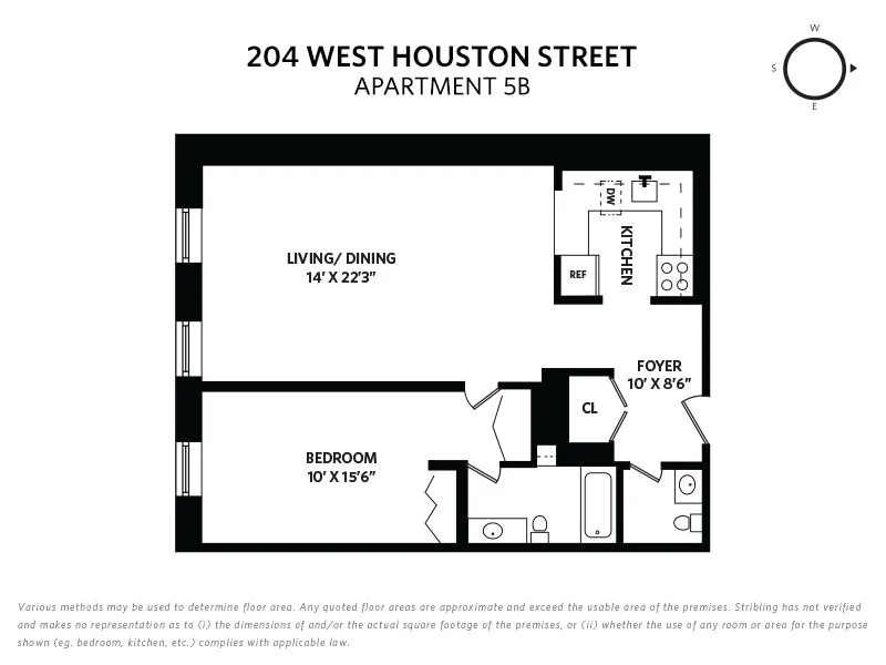 Unit for sale at 204 W HOUSTON Street, Manhattan, NY 10014