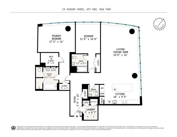 Unit for sale at 15 Hudson Yards, Manhattan, NY 10001