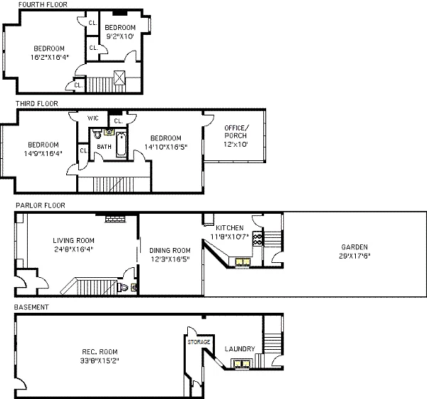 Unit for sale at 30 CHESTER Court, Brooklyn, NY 11225