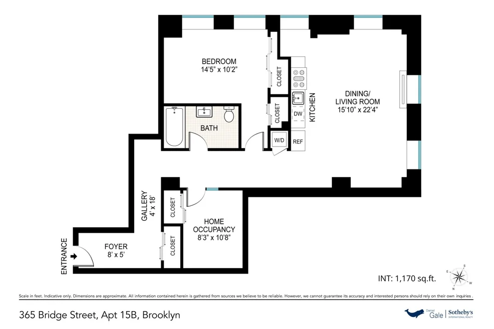 Unit for sale at 365 Bridge Street, Brooklyn, NY 11201