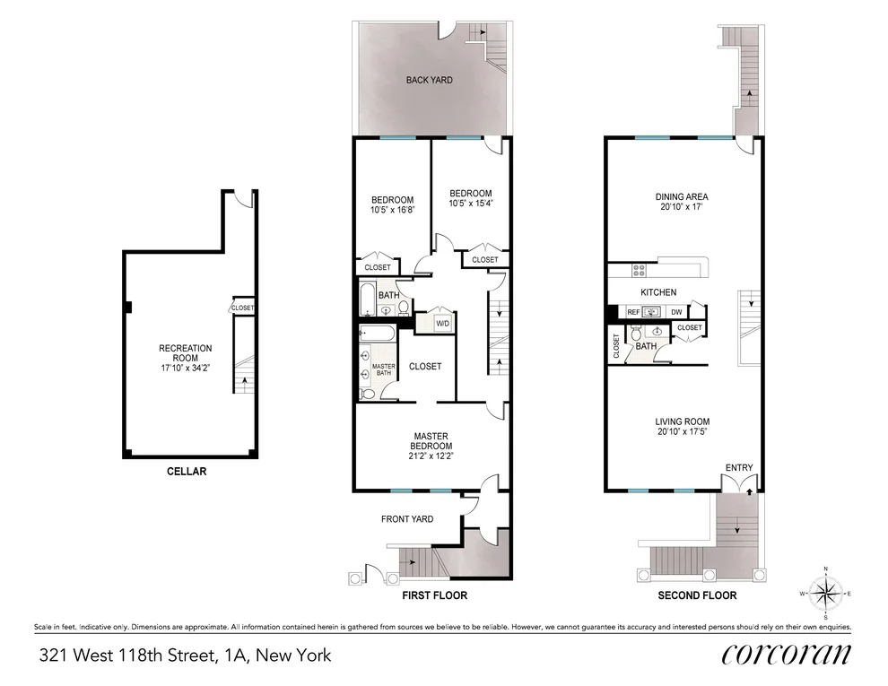 Unit for sale at 321 W 118th Street, Manhattan, NY 10026