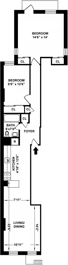 Unit for sale at 172 Stuyvesant Avenue, Brooklyn, NY 11221