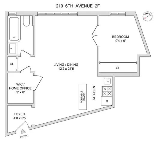 Unit for sale at 210 6th Avenue, Manhattan, NY 10014