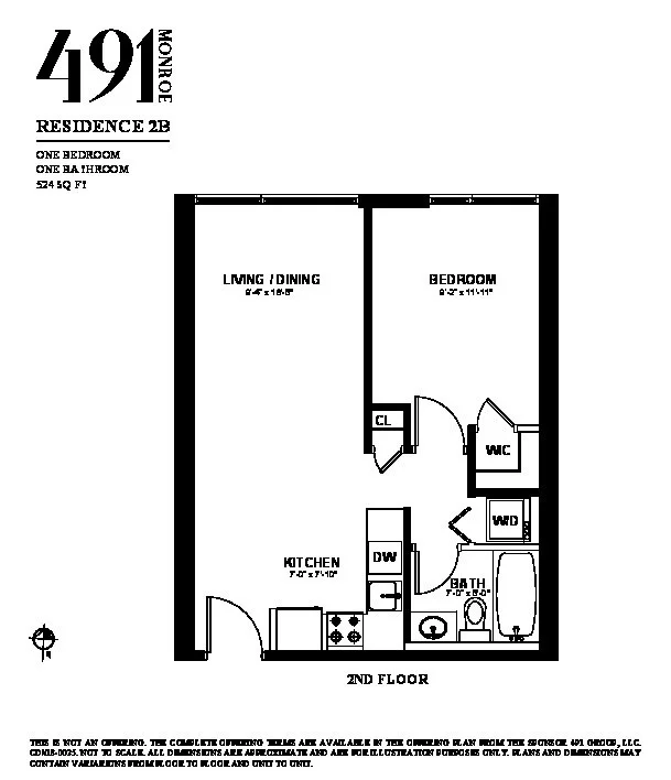 Unit for sale at 491 MONROE Street, Brooklyn, NY 11221