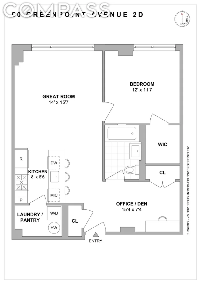 Unit for sale at 50 Greenpoint Avenue, Brooklyn, NY 11222