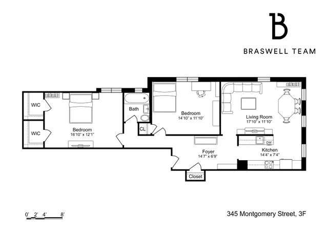 Unit for sale at 345 Montgomery Street, Brooklyn, NY 11213