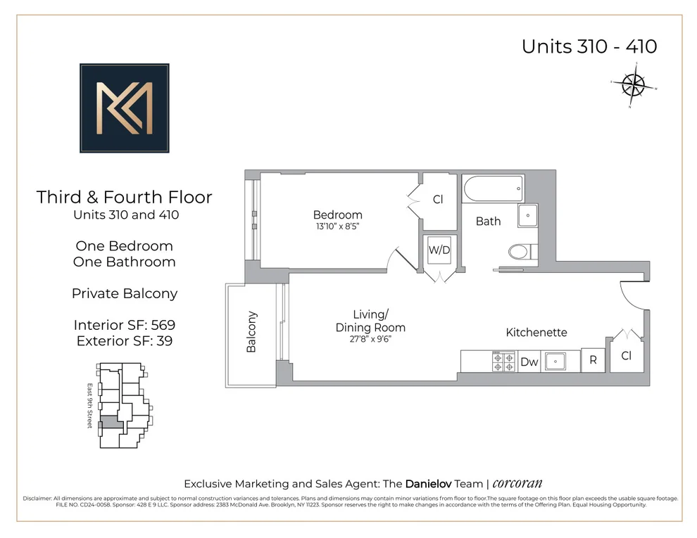Unit for sale at 428 E 9TH Street, Brooklyn, NY 11218