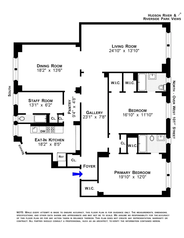 Unit for sale at 285 RIVERSIDE Drive, Manhattan, NY 10025