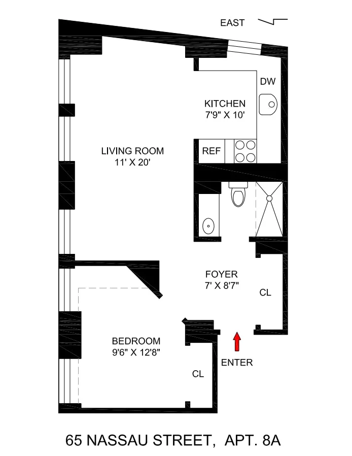 Unit for sale at 65 NASSAU Street, Manhattan, NY 10038