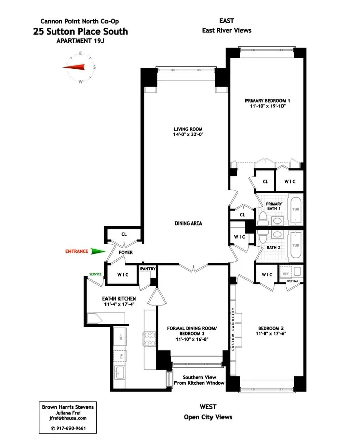 Unit for sale at 25 SUTTON Place S, Manhattan, NY 10022