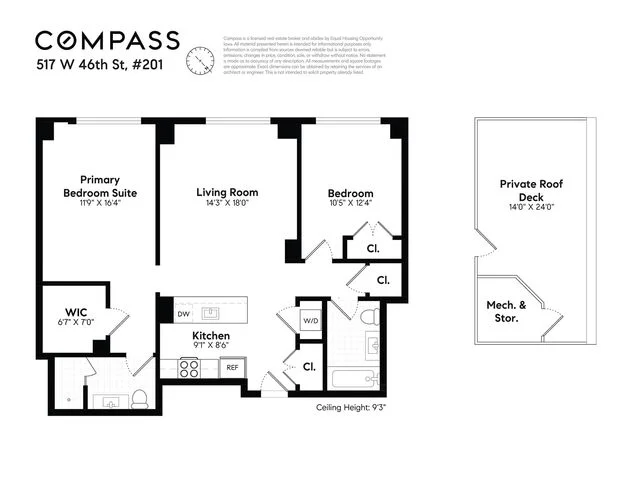 Unit for sale at 517 W 46th Street, Manhattan, NY 10036