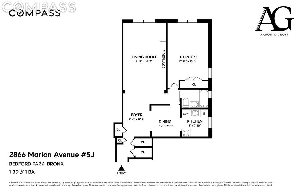 Unit for sale at 2866 Marion Avenue, Bronx, NY 10458