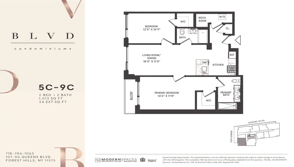 Unit for sale at 107-06 Queens Boulevard, Queens, NY 11375