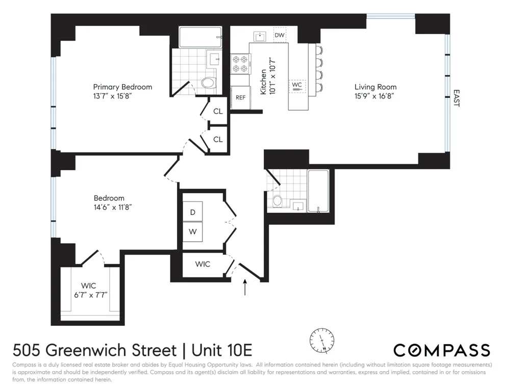 Unit for sale at 505 Greenwich Street, Manhattan, NY 10013