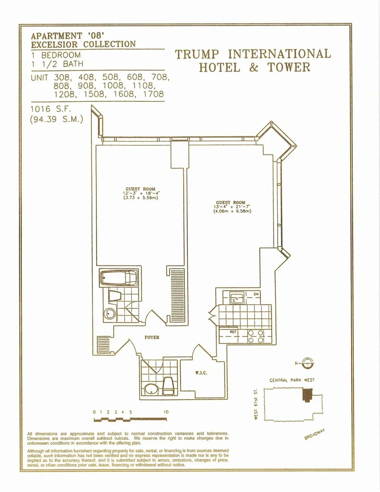 Unit for sale at 1 Central Park W, Manhattan, NY 10023