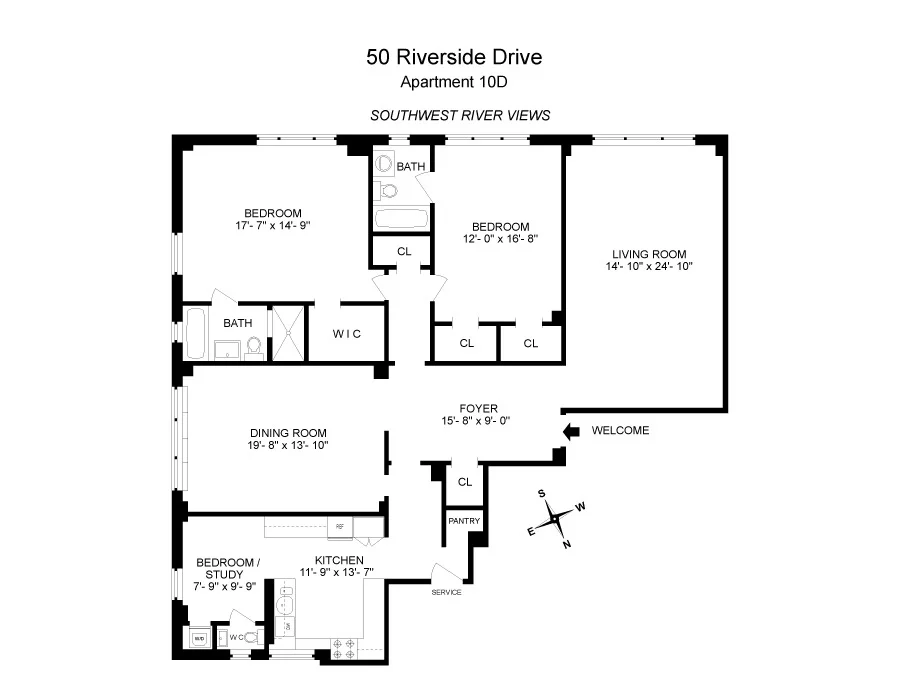 Unit for sale at 50 RIVERSIDE Drive, Manhattan, NY 10024