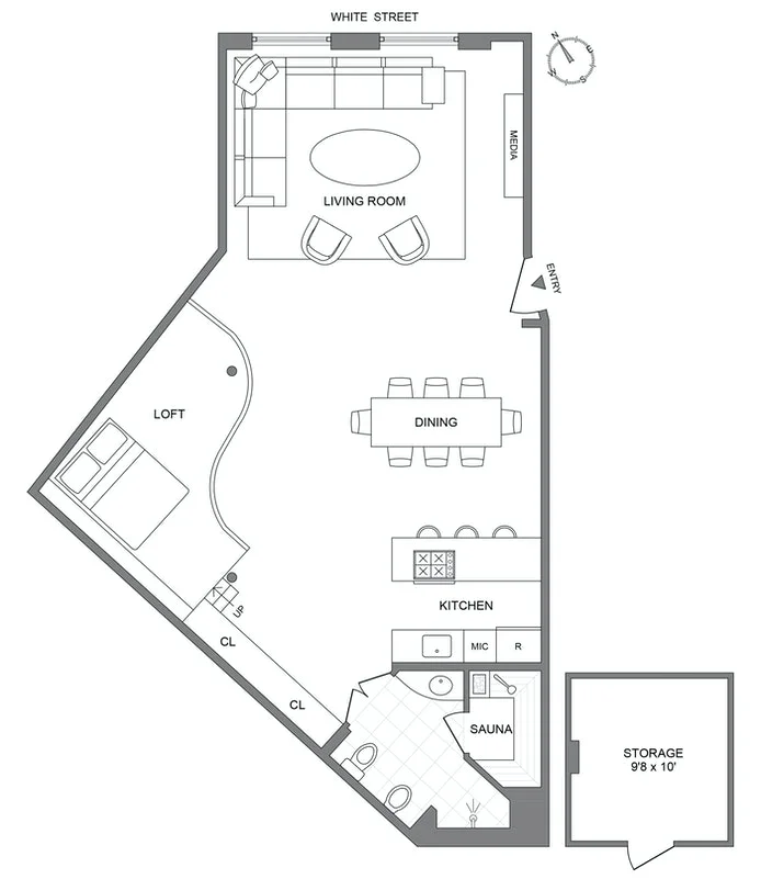 Unit for sale at 17 WHITE Street, Manhattan, NY 10013
