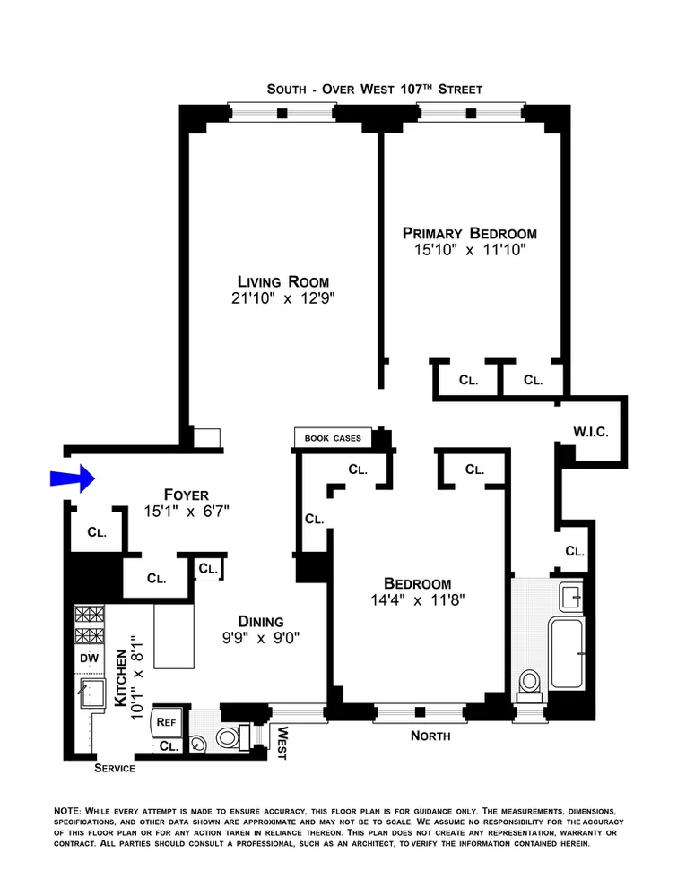 Unit for sale at 245 W 107TH Street, Manhattan, NY 10025