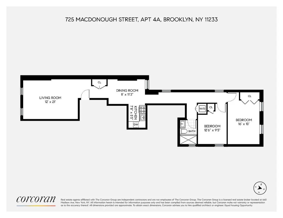 Unit for sale at 725 Mac Donough Street, Brooklyn, NY 11233