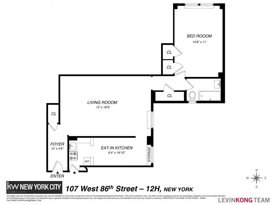 Unit for sale at 107 W 86th Street, Manhattan, NY 10024